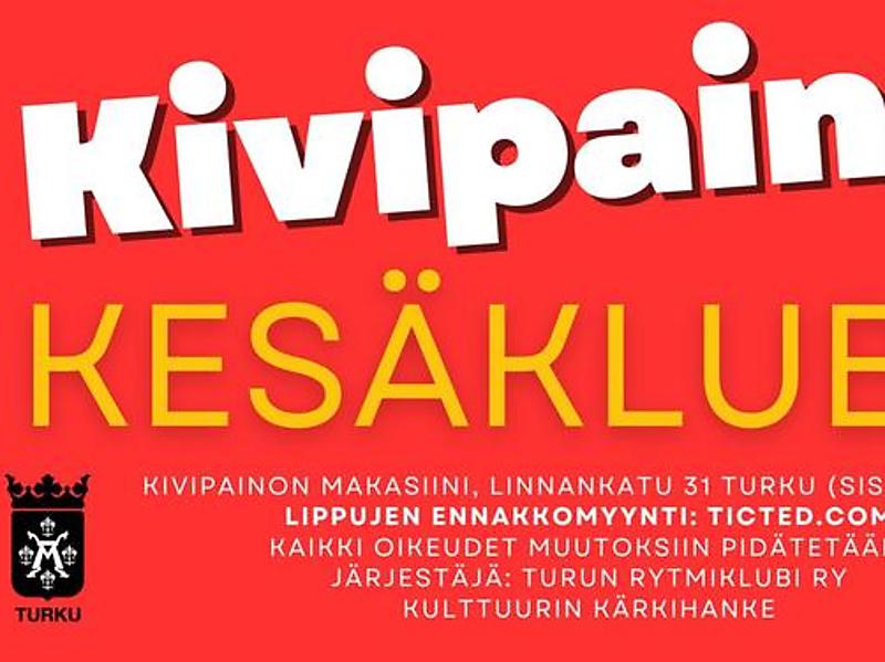 Kivipainon kesaeklubi banneri